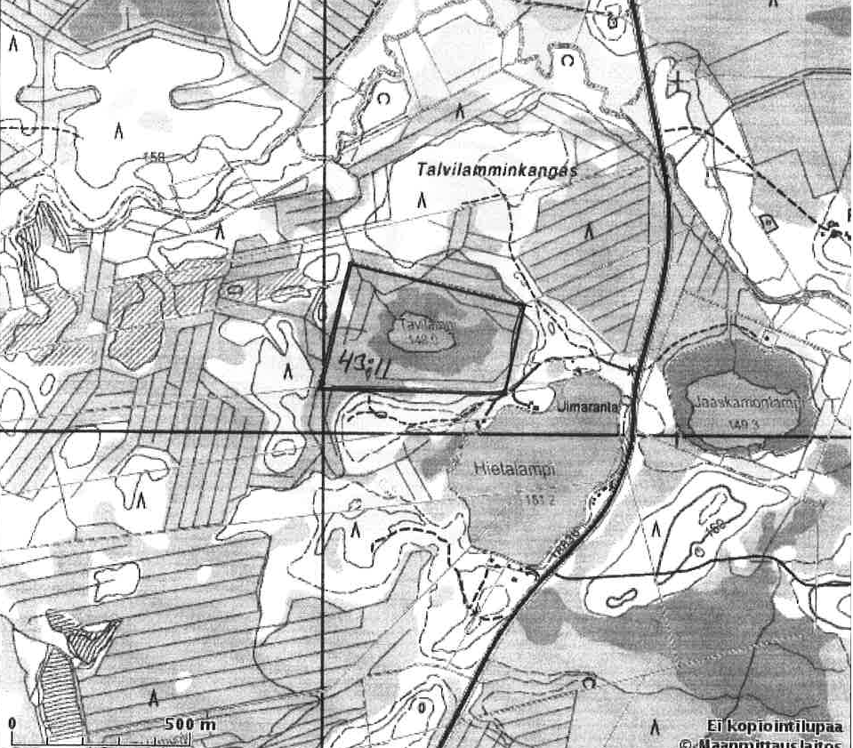 Kohteen Myydään Tavilammen tontti Pudasjärveltä pääkuva